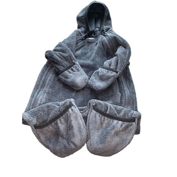 The North Face Gray Kids One Piece Footie - Picture 5 of 9